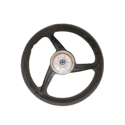 Rin Trasero 17 x 1.60 Aleación 3 Aspas Paleta Negro Unicolor Moto