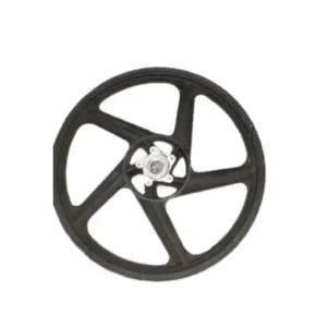 Rin Delantero 18 x 1.40 Aleación 5 Aspas Paleta Negro 5 Huecos Disco Moto