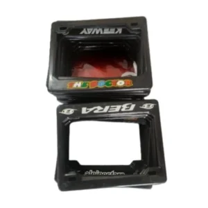Base Porta Placa Negro Con Logos De Marcas Para Moto (Bera Keeway) - Corporación PES