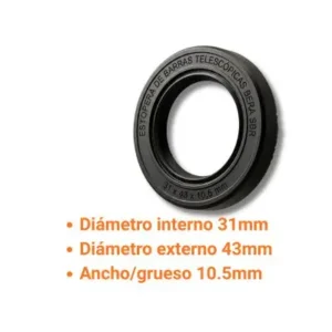 Estopera de Barras Dltong 31x43x10.5 mm - Bera SBR, Horse 150, Owen y León (Par)