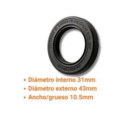 Estopera de Barras Dltong 31x43x10.5 mm - Bera SBR, Horse 150, Owen y León (Par)